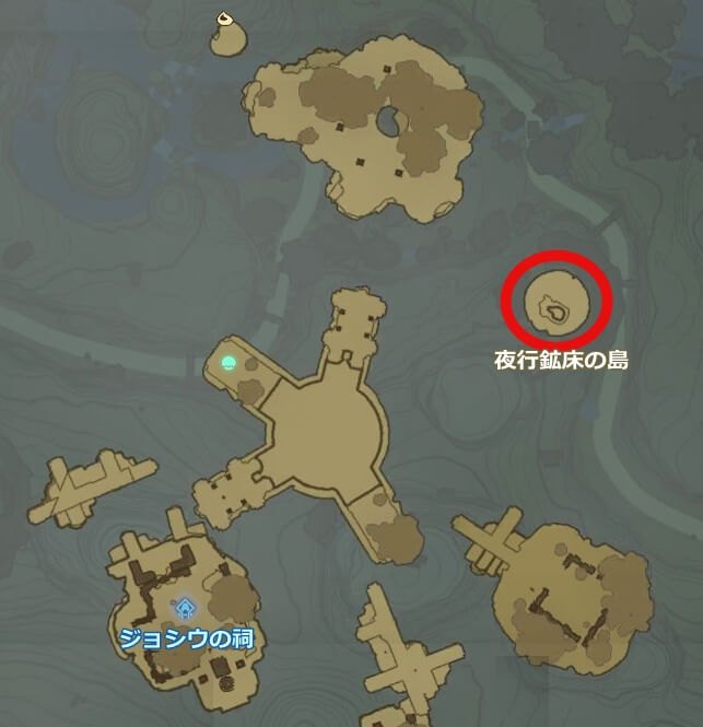 夜行鉱床の島（北ハテール空諸島）
